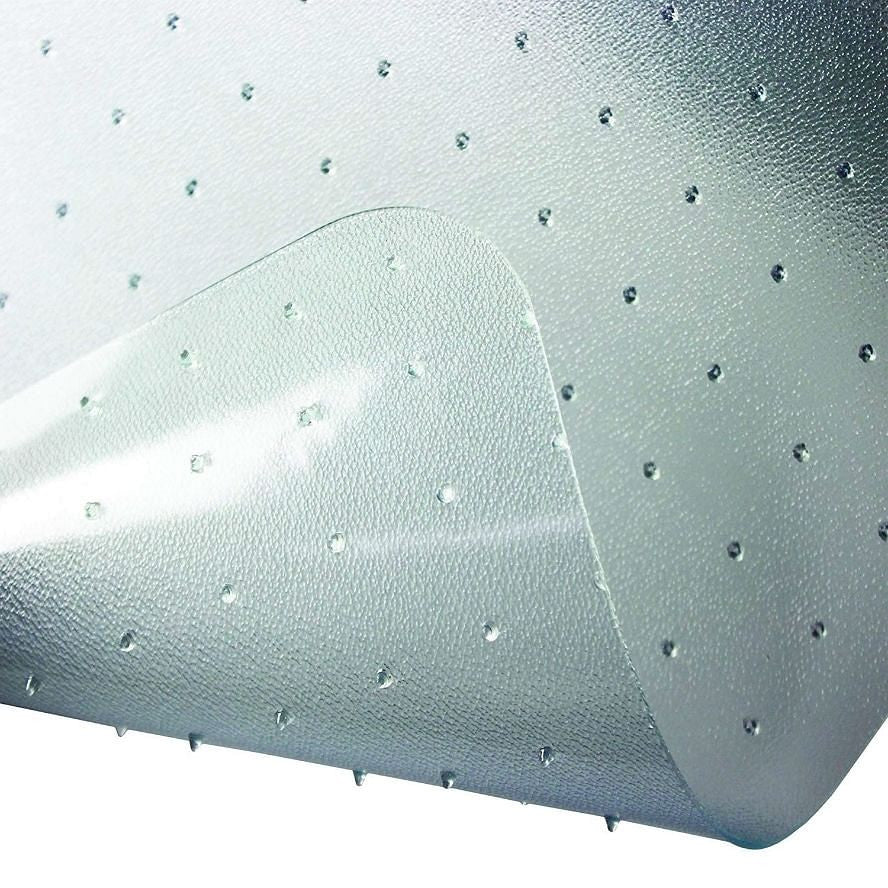 Heavy Duty 47 x 35 inch Chair Mat with Lip for Low to Medium Pile Carpet Floor-1