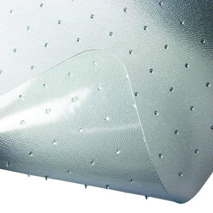 Heavy Duty 47 x 35 inch Chair Mat with Lip for Low to Medium Pile Carpet Floor-1