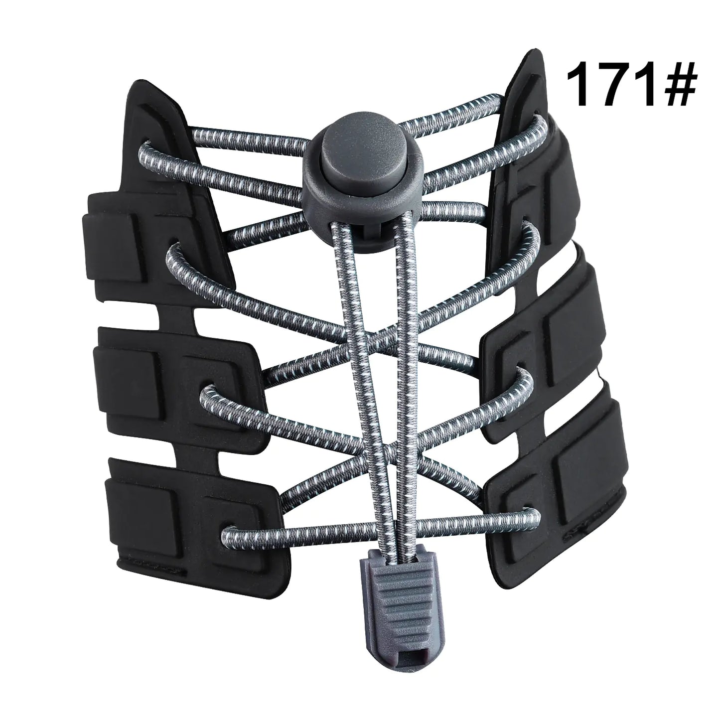 Kids No-Tie Shoelace Clips with Elastic Bands