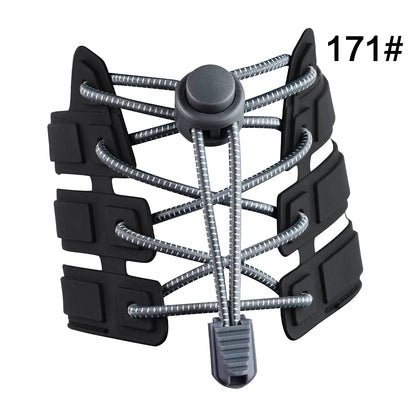 Kids No-Tie Shoelace Clips with Elastic Bands
