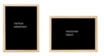 Double-Sided Magnetic Blackboard for Kids and Teaching