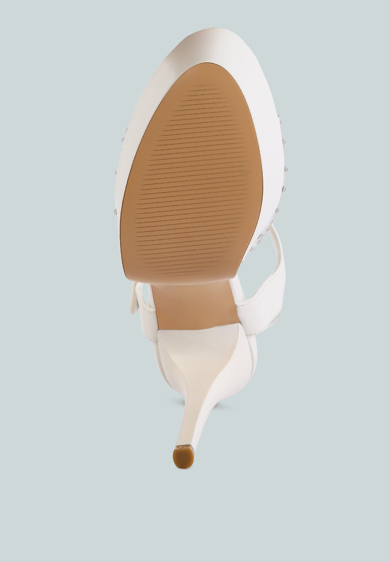 First Date Ultra High Heel Clear Sandals-4