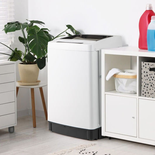 Full-Automatic Washing Machine Washer and Spin Combo-Grey-5