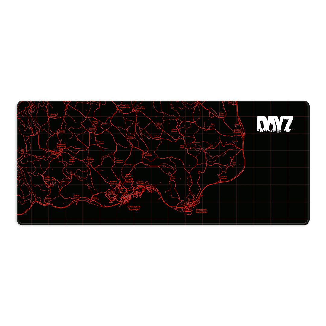 DAYZ - CHERNARUS UV GLOWING MOUSEMAT | BIG 800X340MM-0