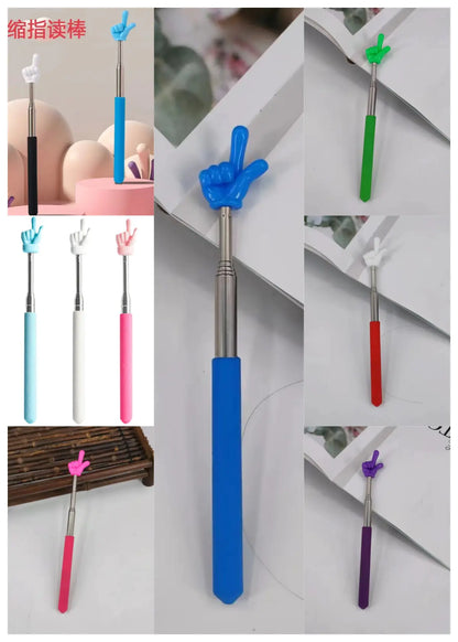 Retractable Teaching Pointer for Children's Reading