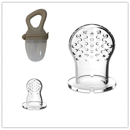 Baby Wheat Straw Food Feeder with Silicone Nipple
