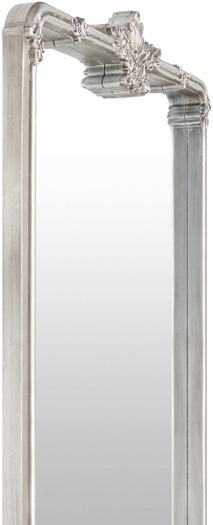 Filettole Silver Gray Frame Wall Mirror-2