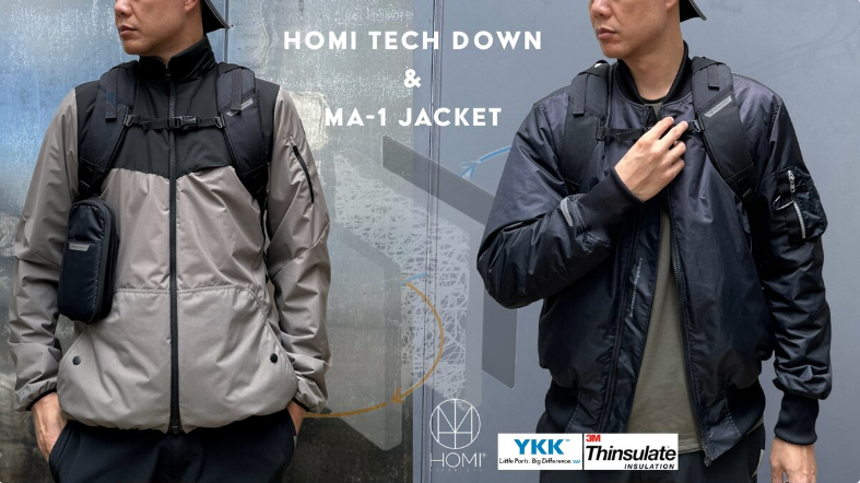 HOMI Urban Down Jacket - MA 1 Bomber-1