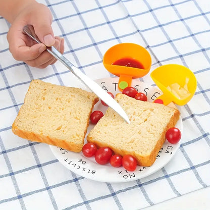 Creative Plastic Seasoning Dish and Snack Bowl Set