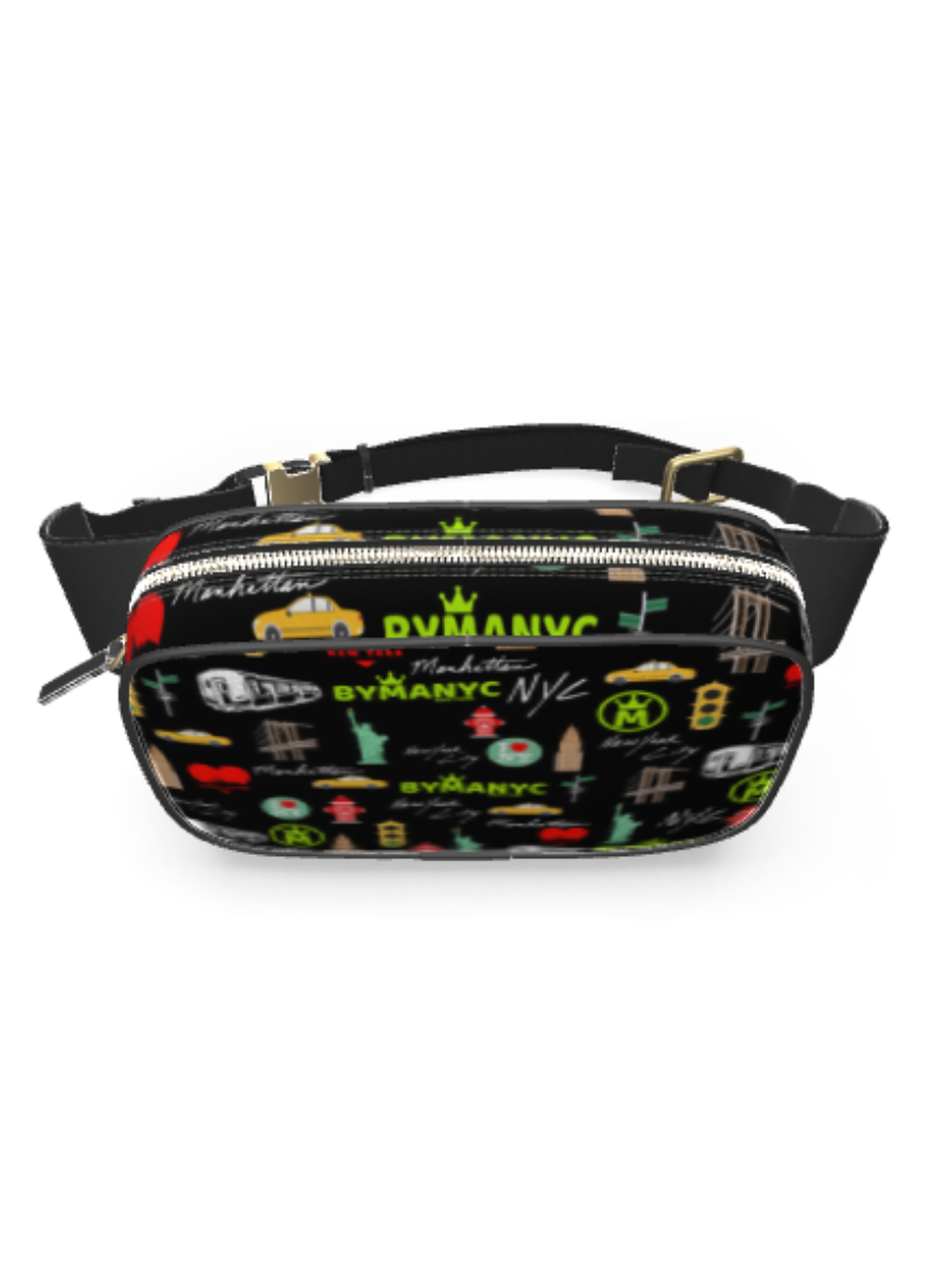 Fanny Pack CITY BUSINESS – BYMANYC ® New York Urban Vegan Design-2