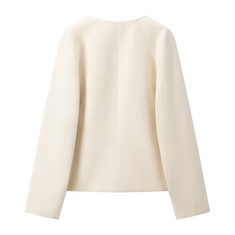Faux Leather Blazer, Chelsea | Women - BYMANYC ® New York-3