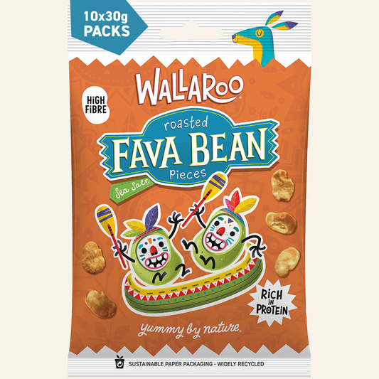 Roasted Fava Bean Pieces - Sea Salt-0