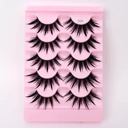 Natural 3D Dramatic Fairy Clusters Manga Lashes Fake Eyelashes