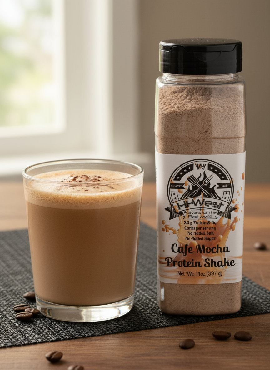 Hi-West Cafe Mocha Protein Shake-1