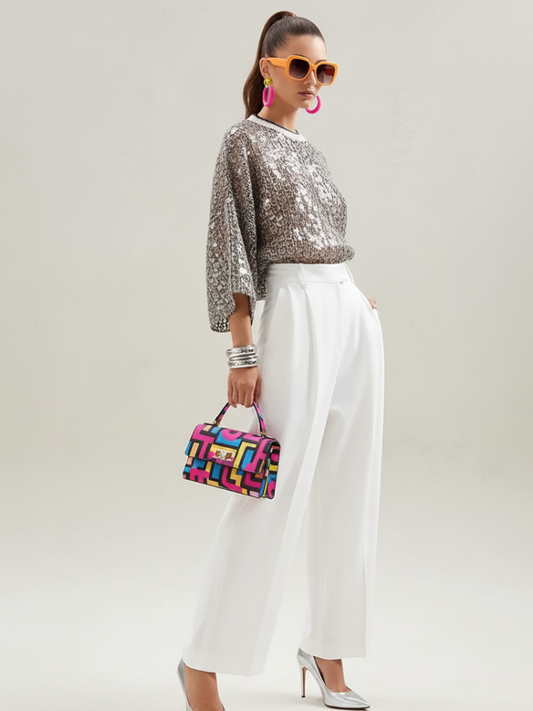 Fish Scale Sequin Top, Theater District | Women - BYMANYC ® New York-0