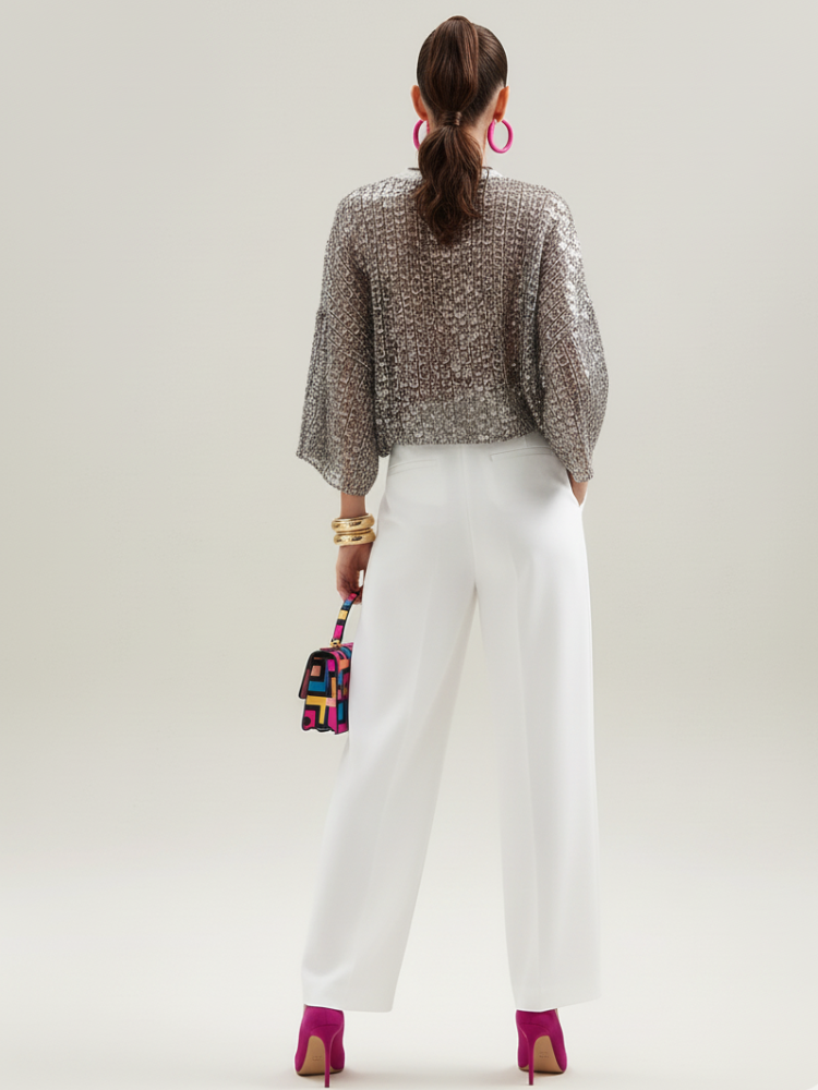 Fish Scale Sequin Top, Theater District | Women - BYMANYC ® New York-1