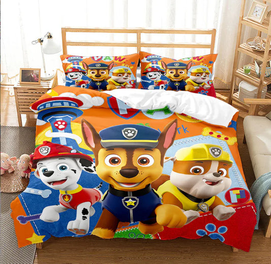 Paw Patrol Bedding Set with Duvet Cover (One Set)