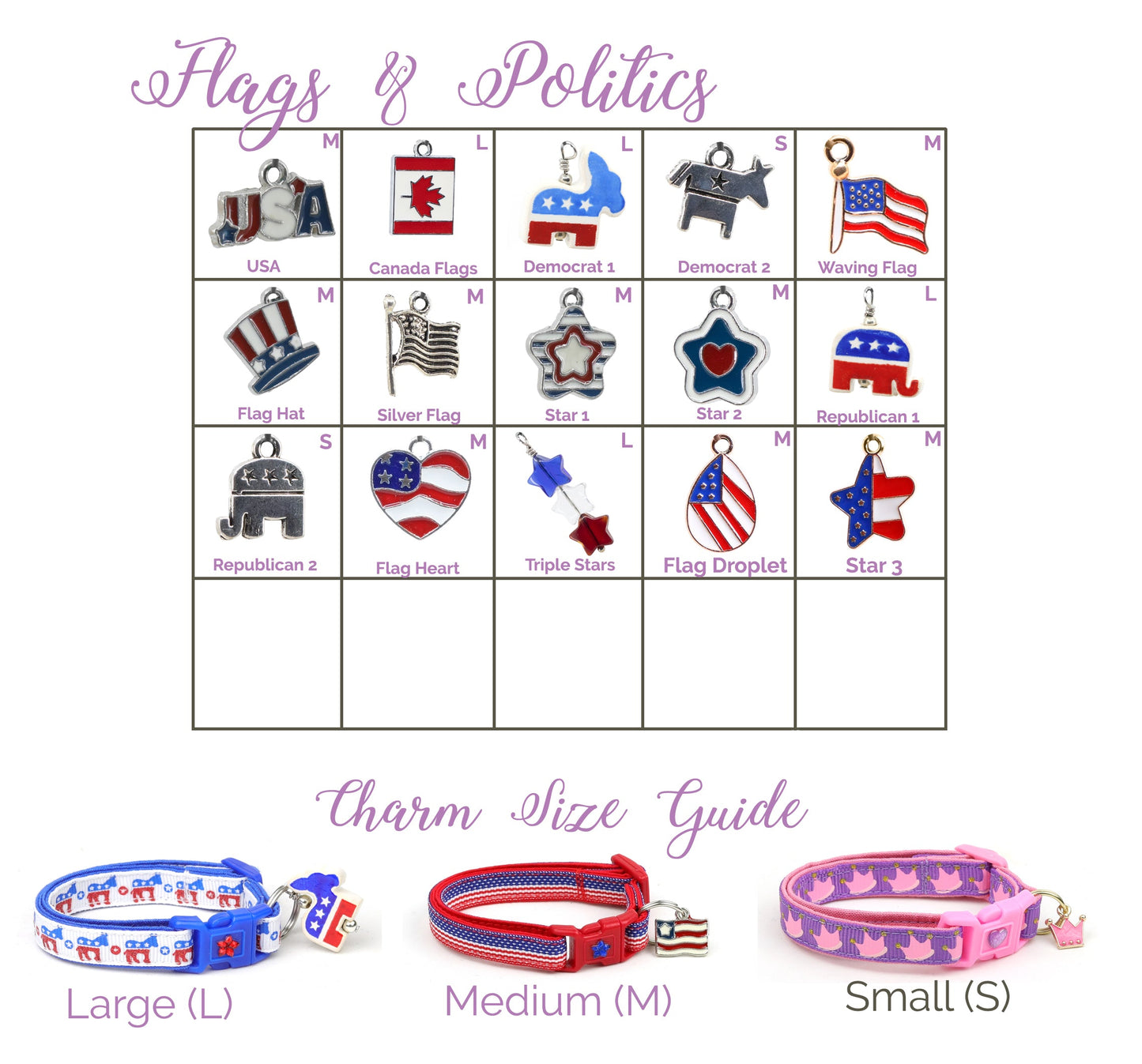 Flag and Patriotic Charms-0