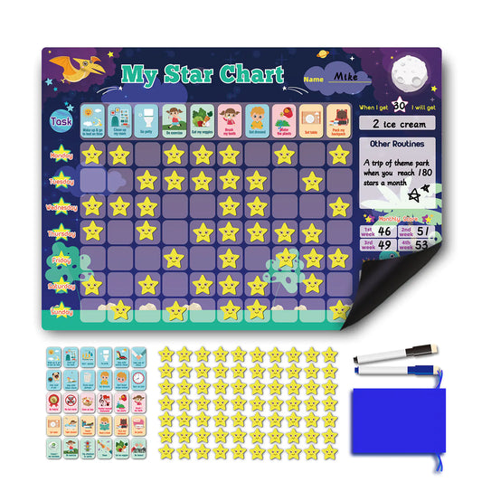 Magnetic Reward Chart for Kids' Habits and Behavior