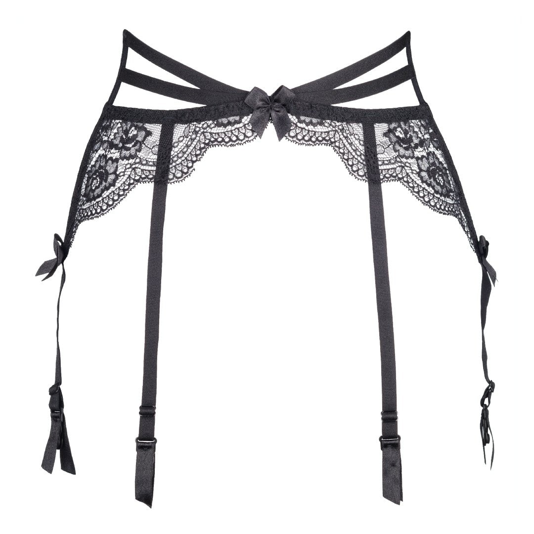 Axami French Kiss Sexy Sheer Lace Garter Belt-2