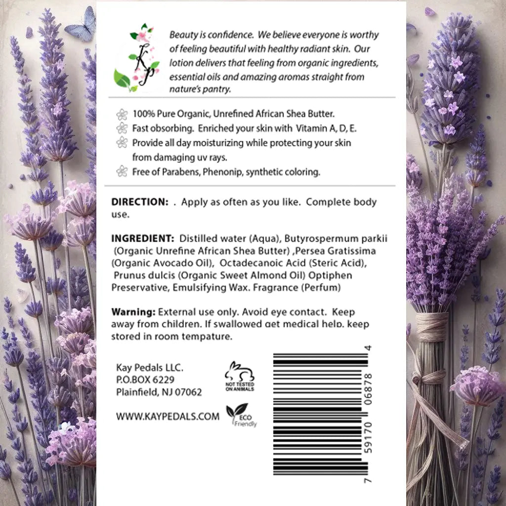 French Lavender Body Lotion | Organic Body Cream |Shea Butter Lotion |  Almond Body Lotion | Fragrance Lotion-2