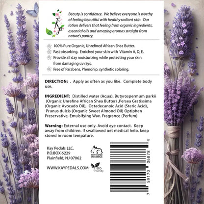French Lavender Body Lotion | Organic Body Cream |Shea Butter Lotion |  Almond Body Lotion | Fragrance Lotion-2