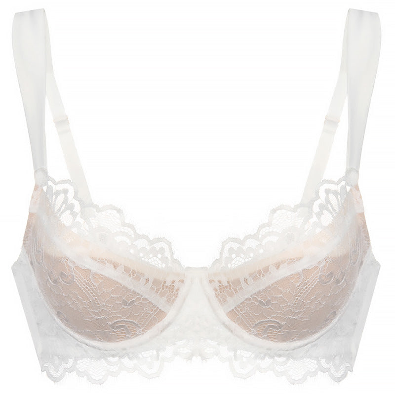French Style Eyelash Lace Bra for Large Chest and Plus Sizes, Upper East Side, BYMANYC New York.-5
