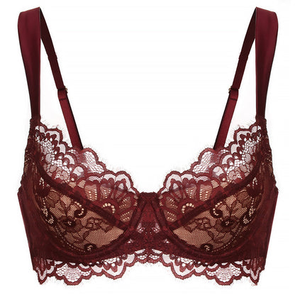 French Style Eyelash Lace Bra for Large Chest and Plus Sizes, Upper East Side, BYMANYC New York.-6