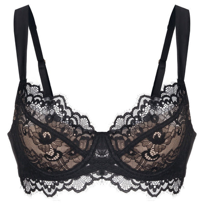 French Style Eyelash Lace Bra for Large Chest and Plus Sizes, Upper East Side, BYMANYC New York.-7