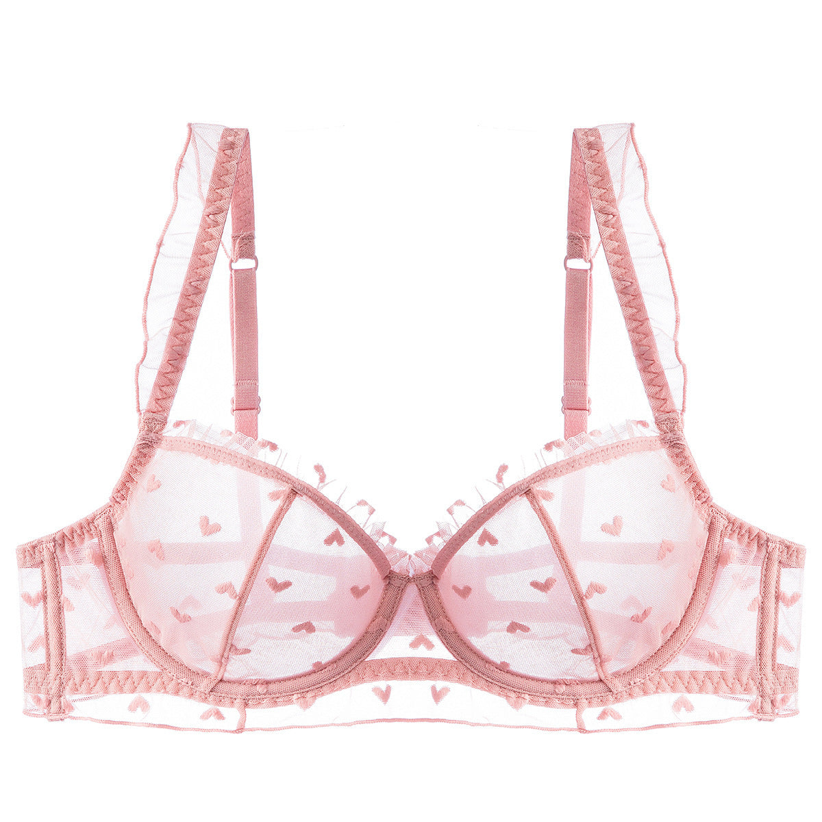 French Style Lace Minimizer Bra with Side Support For Large Chests, Upper East Side, BYMANYC New York.-4