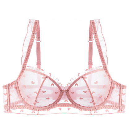 French Style Lace Minimizer Bra with Side Support For Large Chests, Upper East Side, BYMANYC New York.-4