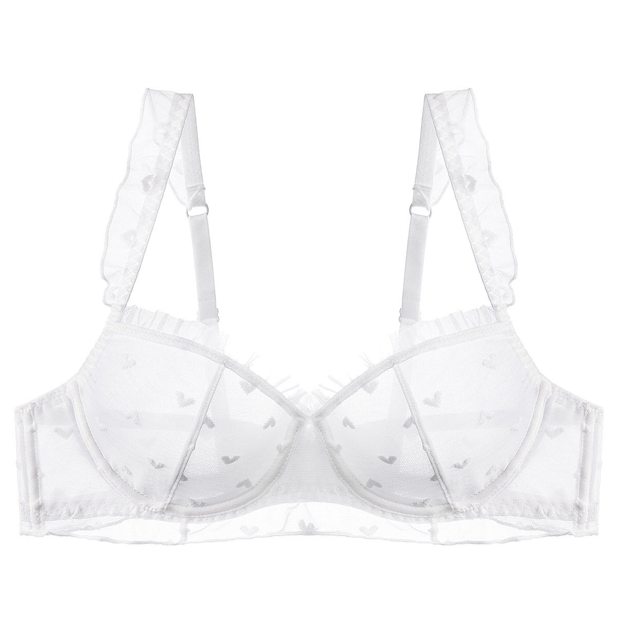 French Style Lace Minimizer Bra with Side Support For Large Chests, Upper East Side, BYMANYC New York.-5