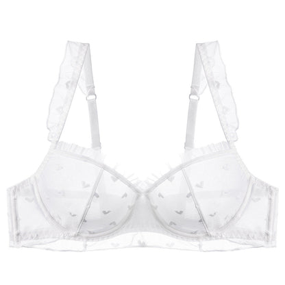 French Style Lace Minimizer Bra with Side Support For Large Chests, Upper East Side, BYMANYC New York.-5