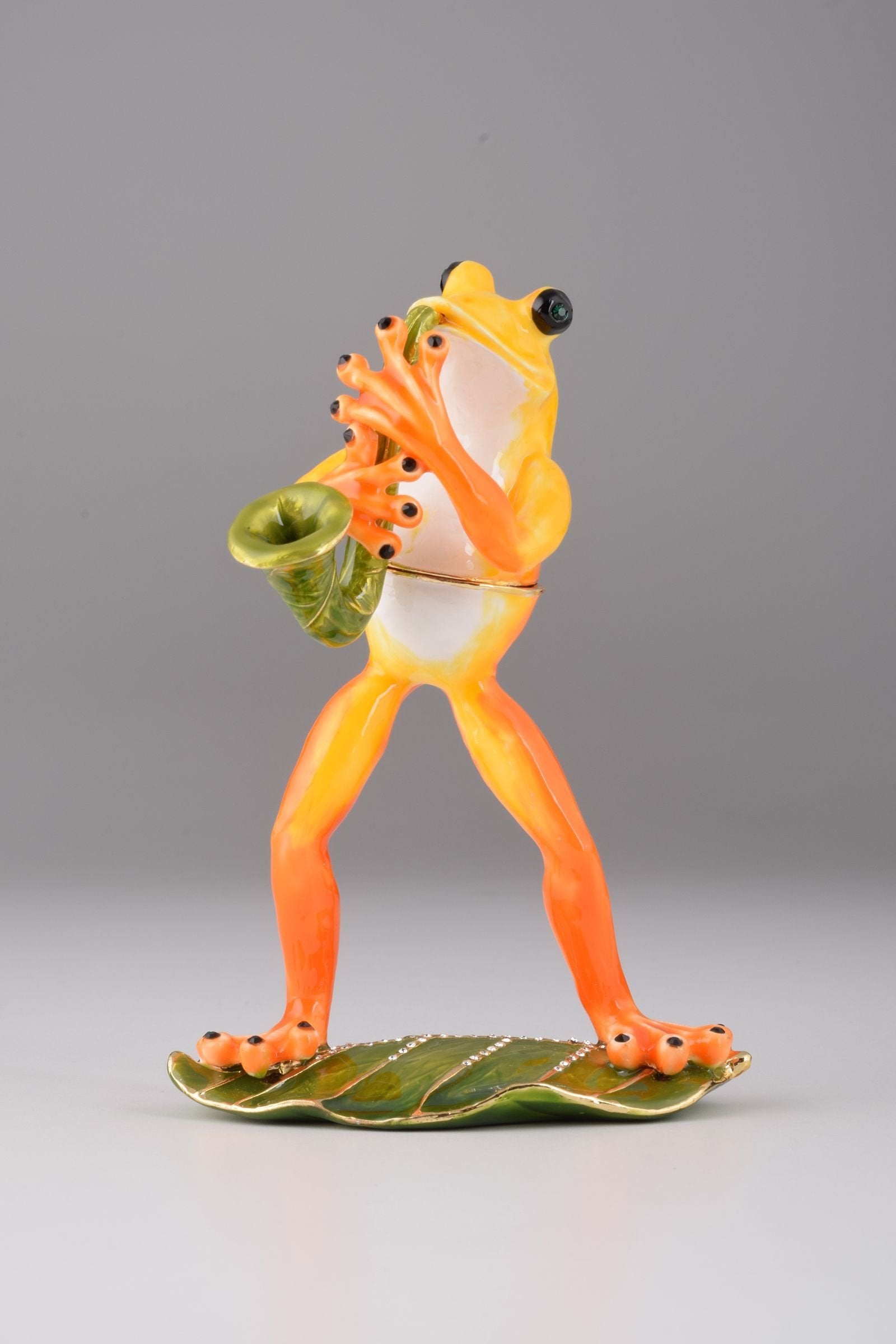 Frog Playing a Saxophone-0