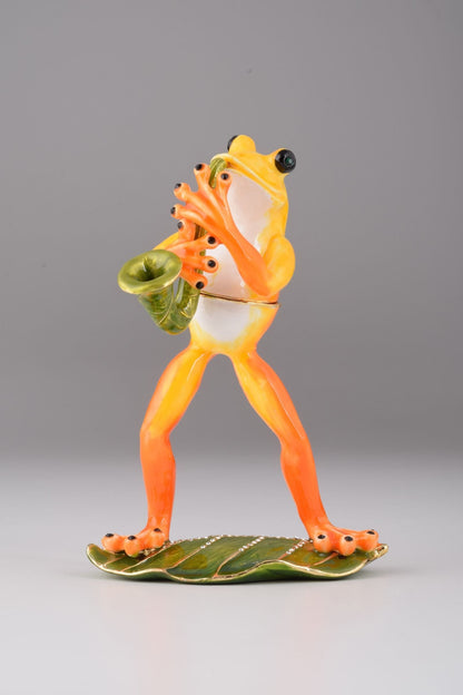 Frog Playing a Saxophone-0