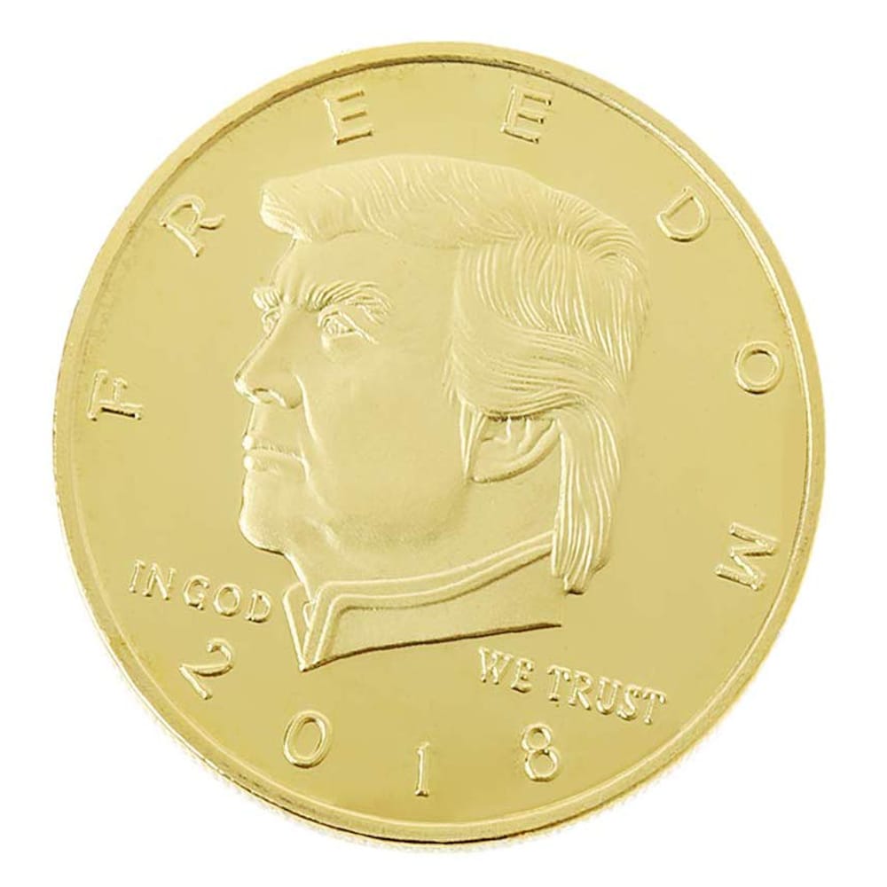 2018 Freedom Donald Trump 2nd Amendment Gold Plated Coin-0