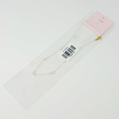 Lovely Lady Dainty Pearl Necklace-4