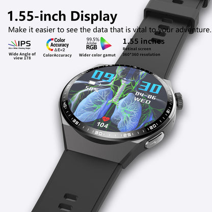 2025 New Accurate Measure ECG+PPG Smart Watch Men Full Touch Screen Sport Fitness Watches Bluetooth For Android ios Smartwatch-2