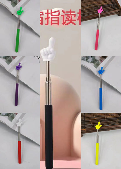 Retractable Teaching Pointer for Children's Reading