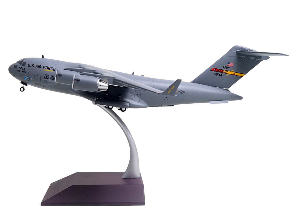 Boeing C-17 Globemaster III Transport Aircraft "March Air Reserve Base" United States Air Force "Gemini 200" Series 1/200 Diecast Model Airplane by GeminiJets-0