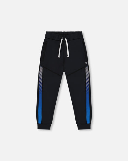 Athletic Pants Blue And Black-0