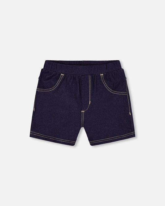Jegging Shorts Dark Denim Blue-0