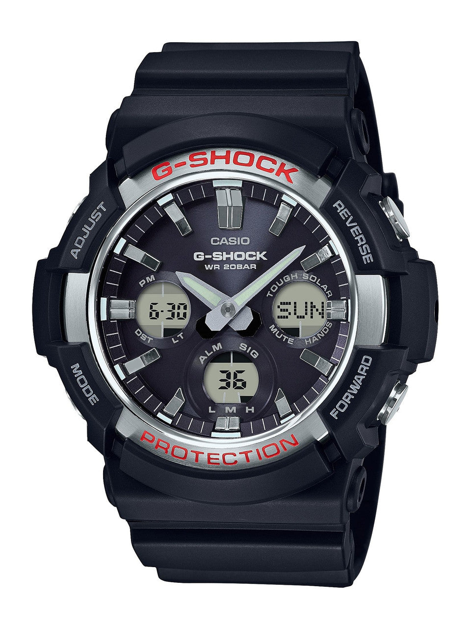 Casio Men's 'G SHOCK' Quartz Resin Casual Watch, Color Black (Model: GAS-100-1ACR)-0