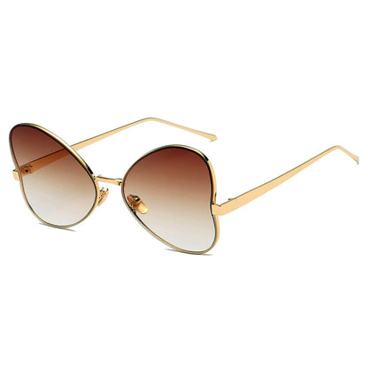 LINDSAY | Women Oversized Rounded Butterfly Fashion Sunglasses-5