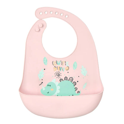 3D Baby Waterproof Silicone Bib for Feeding Kids
