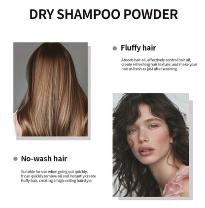 Disposable Hair Dry Shampoo Booster Powder for Bangs