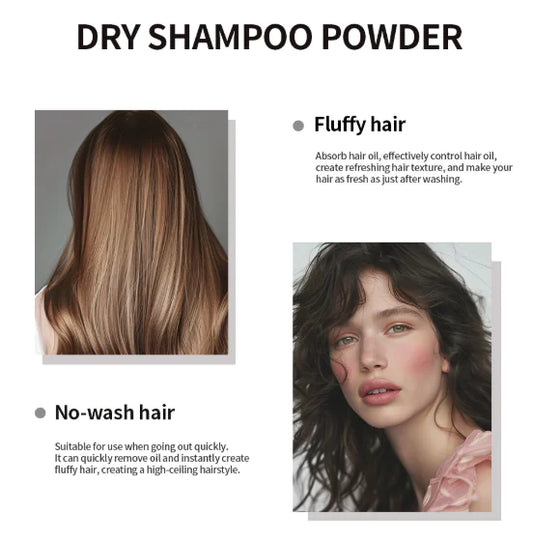 Disposable Hair Dry Shampoo Booster Powder for Bangs