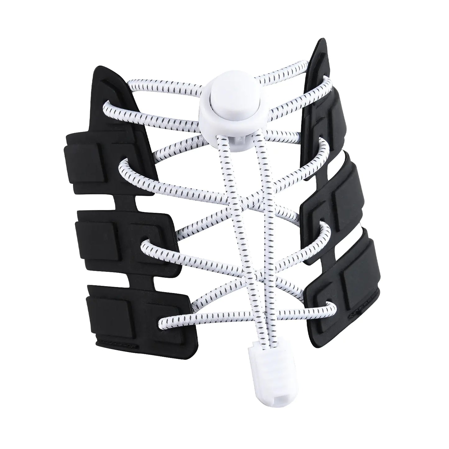 Kids No-Tie Shoelace Clips with Elastic Bands