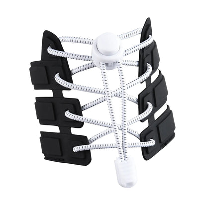 Kids No-Tie Shoelace Clips with Elastic Bands
