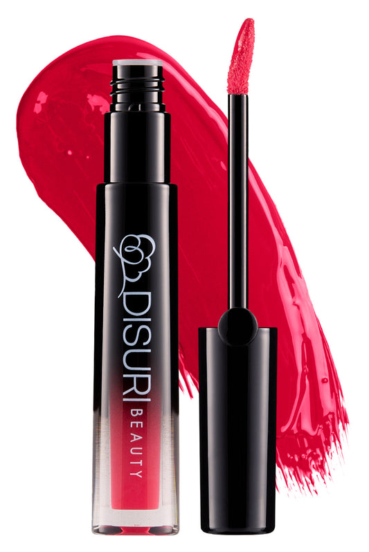 DISURI Beauty Glossy Blast Lip Gloss - Pink Fire-0